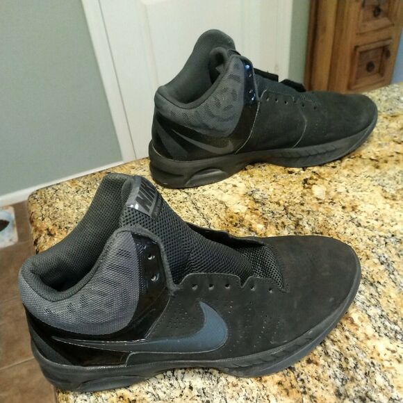 Nike Air Visi Pro 6 VI Black Basketball Shoes Lace Up 749168-003 Men’s Size 10 main image 10